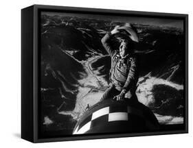 Docteur Folamour Dr Strangelove ( How I Learned to Stop Worrying and Love the Bomb) by Stanley Kubr-null-Framed Stretched Canvas