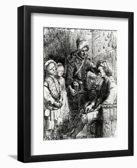 Doctor and Patient, 1651-Constantin Daniel van Renesse-Framed Premium Giclee Print