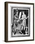 Doctor and Servant, 13th Century-null-Framed Giclee Print