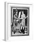 Doctor and Servant, 13th Century-null-Framed Giclee Print