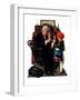 "Doctor and the Doll", March 9,1929-Norman Rockwell-Framed Premium Giclee Print