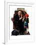 "Doctor and the Doll", March 9,1929-Norman Rockwell-Framed Premium Giclee Print
