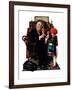 "Doctor and the Doll", March 9,1929-Norman Rockwell-Framed Premium Giclee Print