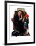 "Doctor and the Doll", March 9,1929-Norman Rockwell-Framed Premium Giclee Print