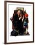 "Doctor and the Doll", March 9,1929-Norman Rockwell-Framed Giclee Print