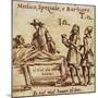 Doctor, Apothecary and Barber, 15th Century-null-Mounted Premium Giclee Print