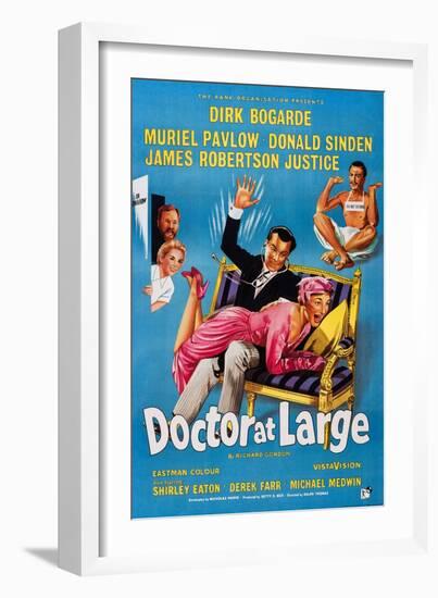 Doctor at Large, 1957-null-Framed Art Print