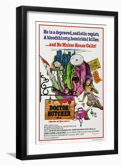 Doctor Butcher-null-Framed Art Print