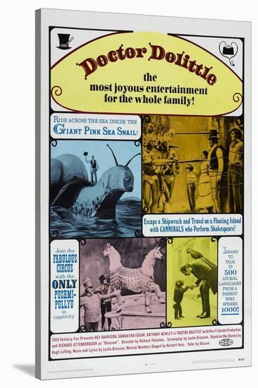 Doctor Dolittle, Rex Harrison, 1967-null-Stretched Canvas