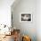 Doctor Examines a Baby at a Dispensary-null-Framed Photographic Print displayed on a wall