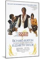 Doctor Faustus, US poster, Richard Burton, Elizabeth Taylor, 1967-null-Mounted Art Print