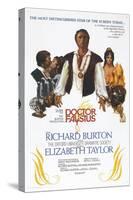 Doctor Faustus, US poster, Richard Burton, Elizabeth Taylor, 1967-null-Stretched Canvas