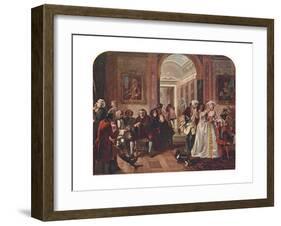 Doctor Johnson in the Ante-Room of Lord Chesterfield, Waiting for an Audience, 1748-Edward Matthew Ward-Framed Giclee Print