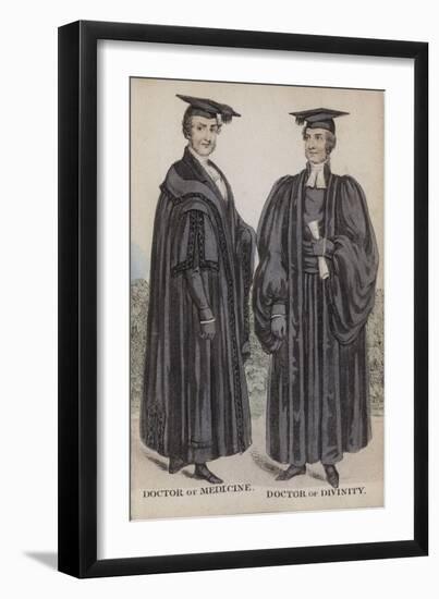 Doctor of Medicine, Doctor of Divinity-null-Framed Giclee Print