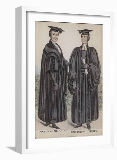 Doctor of Medicine, Doctor of Divinity-null-Framed Giclee Print