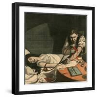 Doctor Risking Own Life-Andre Galland-Framed Art Print