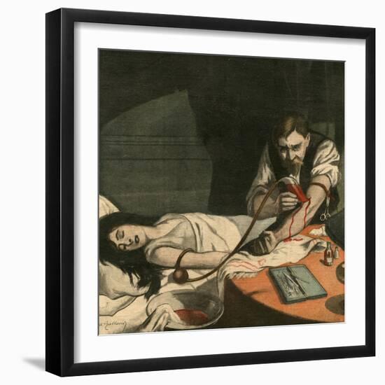Doctor Risking Own Life-Andre Galland-Framed Art Print