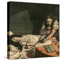 Doctor Risking Own Life-Andre Galland-Stretched Canvas