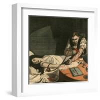 Doctor Risking Own Life-Andre Galland-Framed Art Print