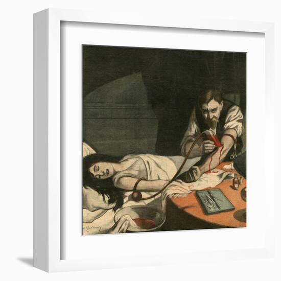 Doctor Risking Own Life-Andre Galland-Framed Art Print