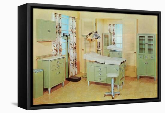 Doctor's Office, Retro-null-Framed Stretched Canvas