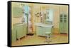 Doctor's Office, Retro-null-Framed Stretched Canvas