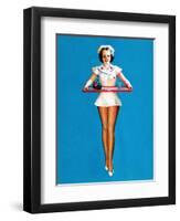 Doctor's Orders Pin-Up 1939-Gil Elvgren-Framed Art Print