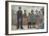 Doctor's Waiting Room, c1920-Laurence Stephen Lowry-Framed Premium Giclee Print