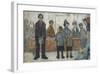 Doctor's Waiting Room, c1920-Laurence Stephen Lowry-Framed Premium Giclee Print