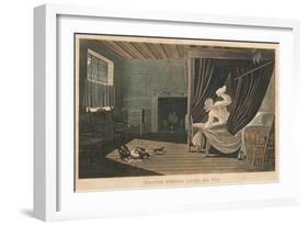 'Doctor Syntax Loses His Wig', 1820-Thomas Rowlandson-Framed Giclee Print