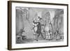 'Doctor Syntax Made Free of the Cellar', 1817-Thomas Rowlandson-Framed Giclee Print