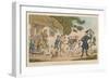 'Doctor Syntax - Rural Sports', 1820-Thomas Rowlandson-Framed Giclee Print