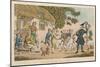'Doctor Syntax - Rural Sports', 1820-Thomas Rowlandson-Mounted Giclee Print