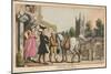 'Doctor Syntax, Setting out on His Tour to the Lakes', 1820-Thomas Rowlandson-Mounted Giclee Print