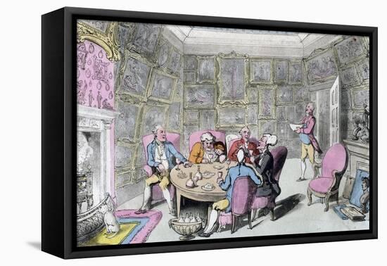 Doctor Syntax with My Lord, Early 19th Century-Thomas Rowlandson-Framed Stretched Canvas