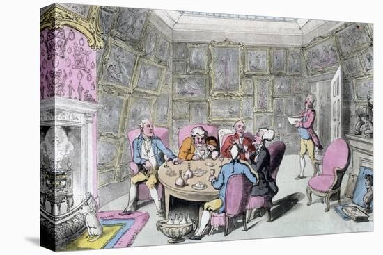 Doctor Syntax with My Lord, Early 19th Century-Thomas Rowlandson-Stretched Canvas