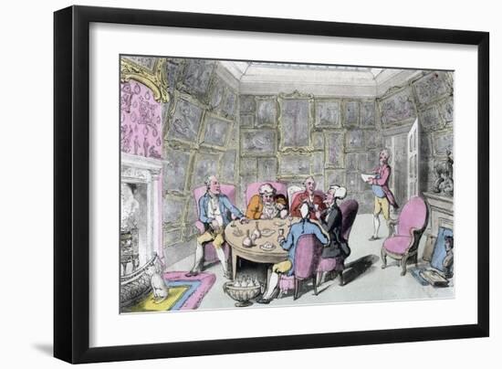 Doctor Syntax with My Lord, Early 19th Century-Thomas Rowlandson-Framed Giclee Print