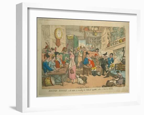 Doctor Syntax-Thomas Rowlandson-Framed Giclee Print