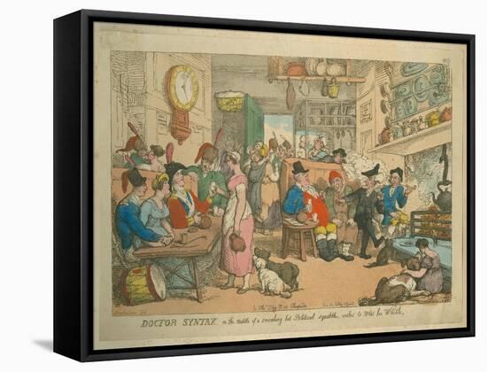 Doctor Syntax-Thomas Rowlandson-Framed Stretched Canvas