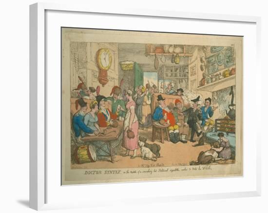 Doctor Syntax-Thomas Rowlandson-Framed Giclee Print