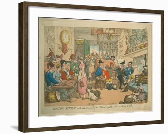 Doctor Syntax-Thomas Rowlandson-Framed Giclee Print