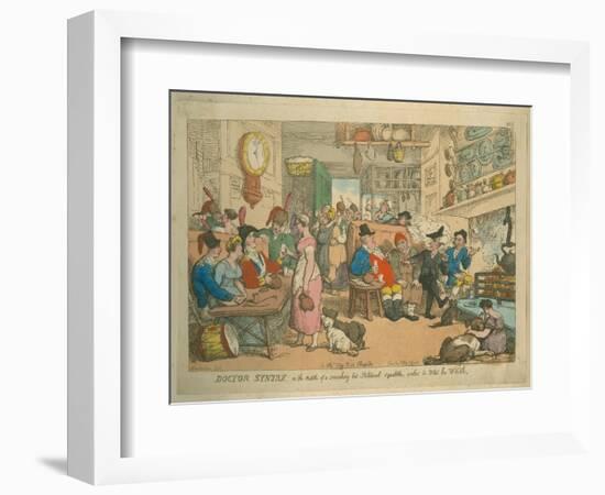 Doctor Syntax-Thomas Rowlandson-Framed Giclee Print