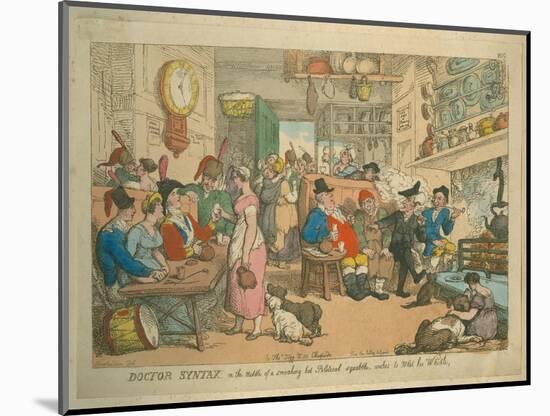 Doctor Syntax-Thomas Rowlandson-Mounted Giclee Print