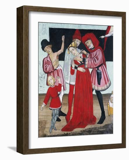 Doctor Treating Plague Victims, Saint Sebastian's Life-null-Framed Giclee Print