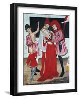 Doctor Treating Plague Victims, Saint Sebastian's Life-null-Framed Giclee Print