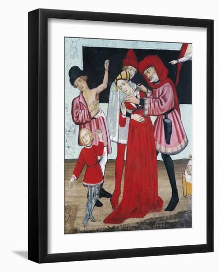 Doctor Treating Plague Victims, Saint Sebastian's Life-null-Framed Giclee Print