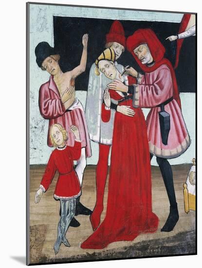 Doctor Treating Plague Victims, Saint Sebastian's Life-null-Mounted Giclee Print