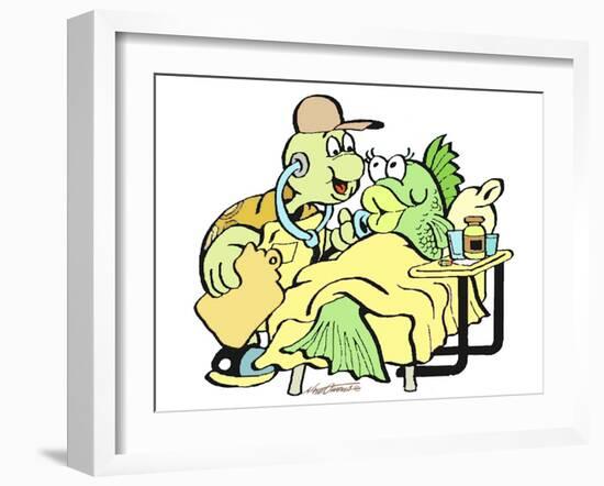 Doctor Turtle-Nate Owens-Framed Giclee Print