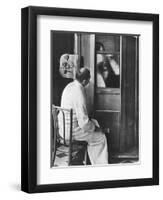 Doctor Using a Fluoroscope-null-Framed Premium Photographic Print