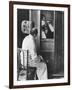 Doctor Using a Fluoroscope-null-Framed Photographic Print